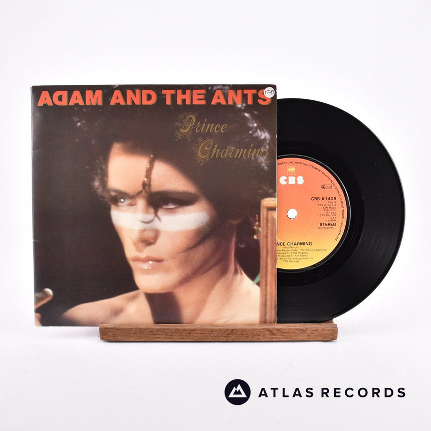 Adam And The Ants Prince Charming 7" Vinyl Record - Front Cover & Record