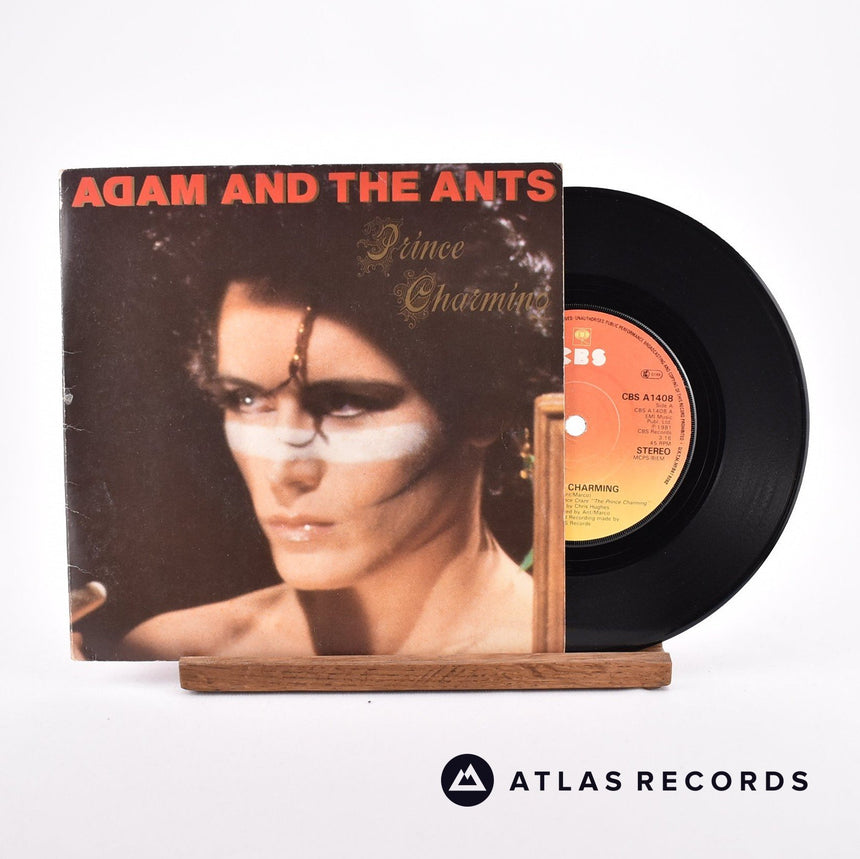 Adam And The Ants Prince Charming 7" Vinyl Record - Front Cover & Record
