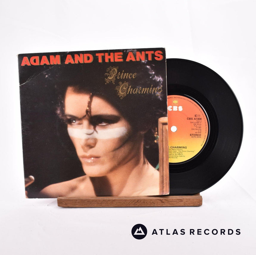 Adam And The Ants Prince Charming 7" Vinyl Record - Front Cover & Record