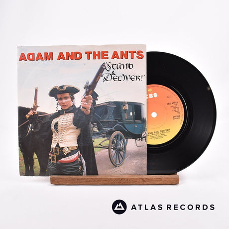 Adam And The Ants Stand & Deliver! 7" Vinyl Record - Front Cover & Record