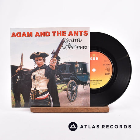 Adam And The Ants Stand & Deliver! 7" Vinyl Record - Front Cover & Record