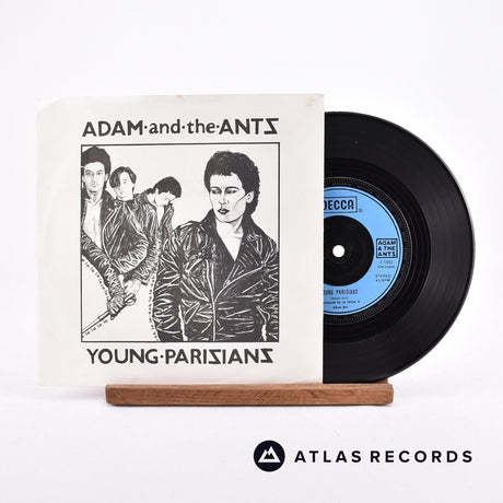 Adam And The Ants Young Parisians 7" Vinyl Record - Front Cover & Record