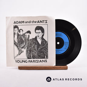 Adam And The Ants Young Parisians 7" Vinyl Record - Front Cover & Record