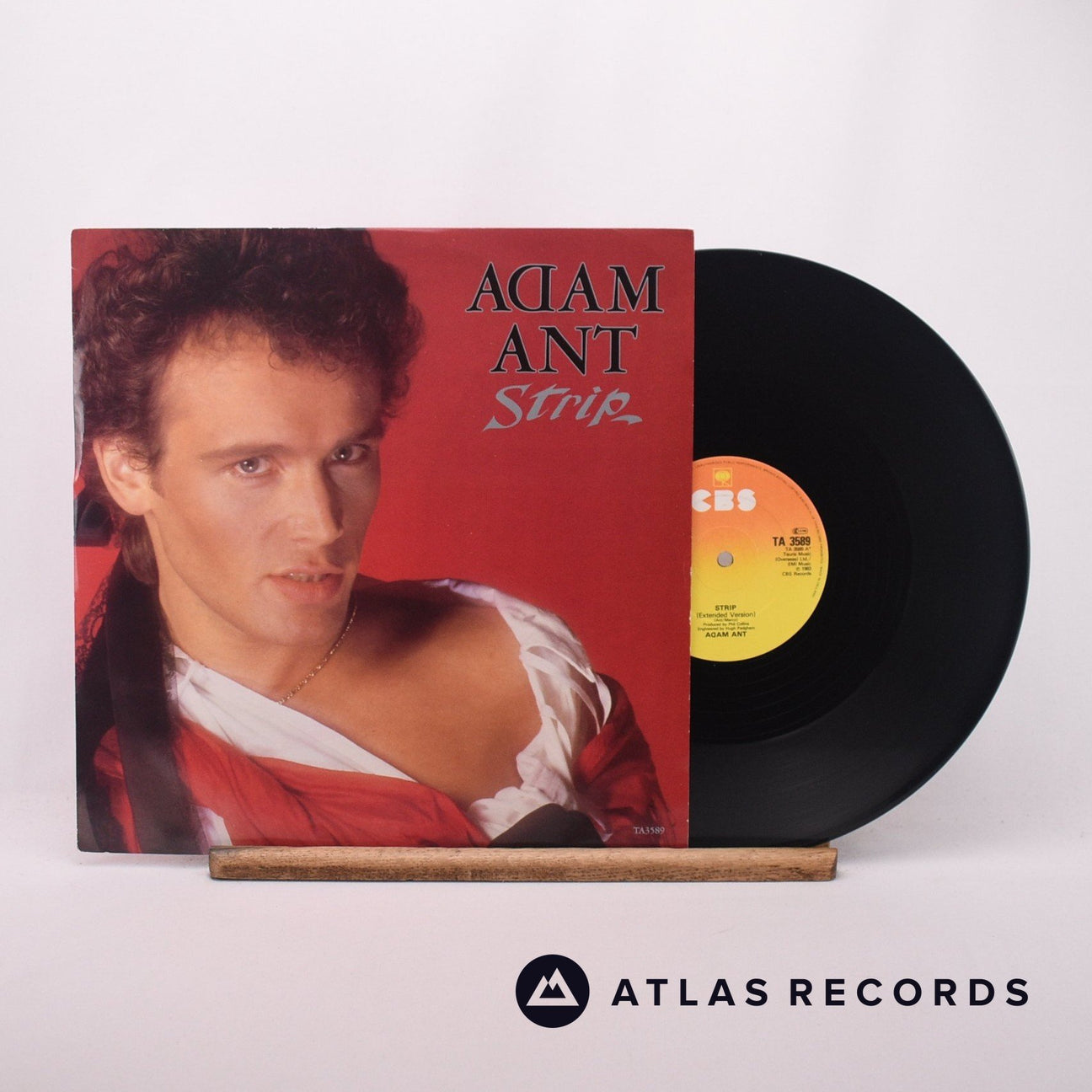 Adam Ant Strip 12" Vinyl Record - Front Cover & Record