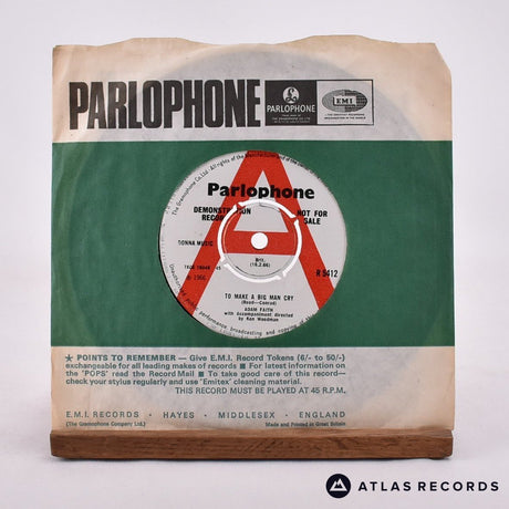Adam Faith To Make A Big Man Cry 7" Vinyl Record - In Sleeve