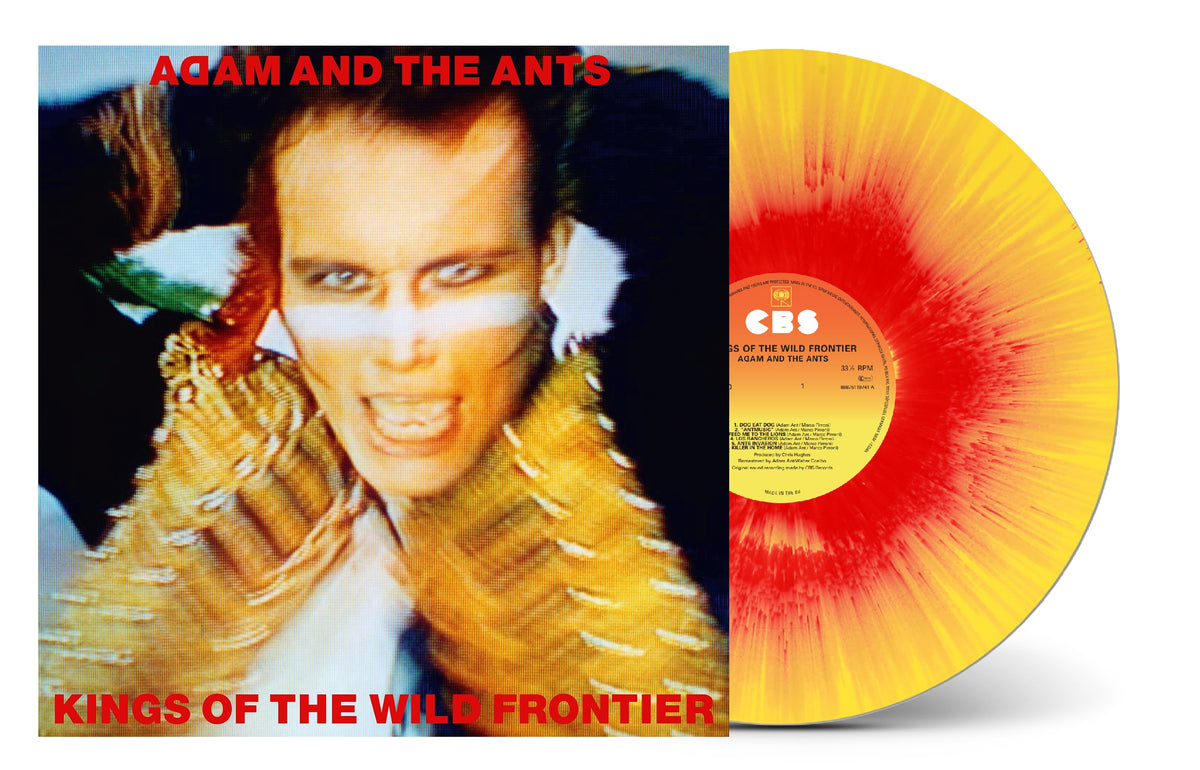 Adam & The Ants - Kings Of The Wild Frontier - Sunburst Splatter LP Vinyl Record