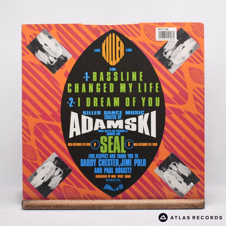 Adamski - Killer - 12" Vinyl Record - EX/VG+