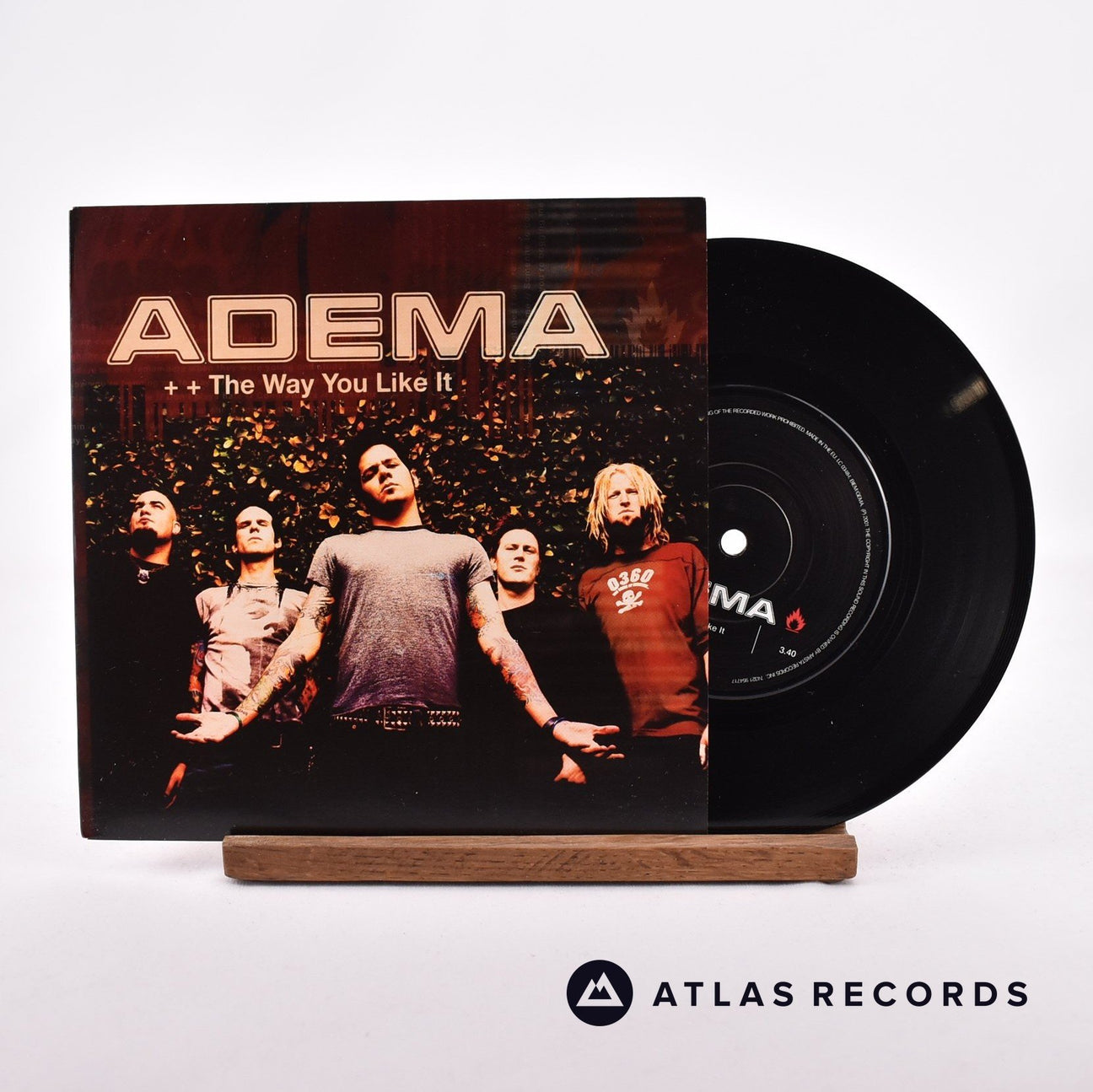 Adema The Way You Like It 7" Vinyl Record - Front Cover & Record