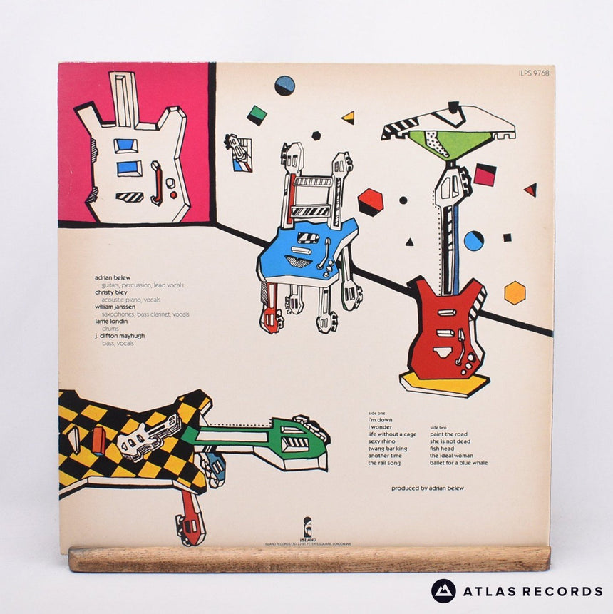 Adrian Belew - Twang Bar King - Gatefold LP Vinyl Record - EX/EX