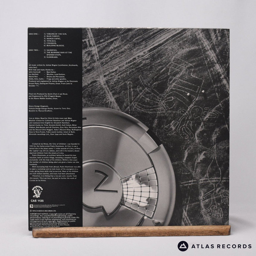 Adrian Wagner - The Last Inca - LP Vinyl Record - EX/EX