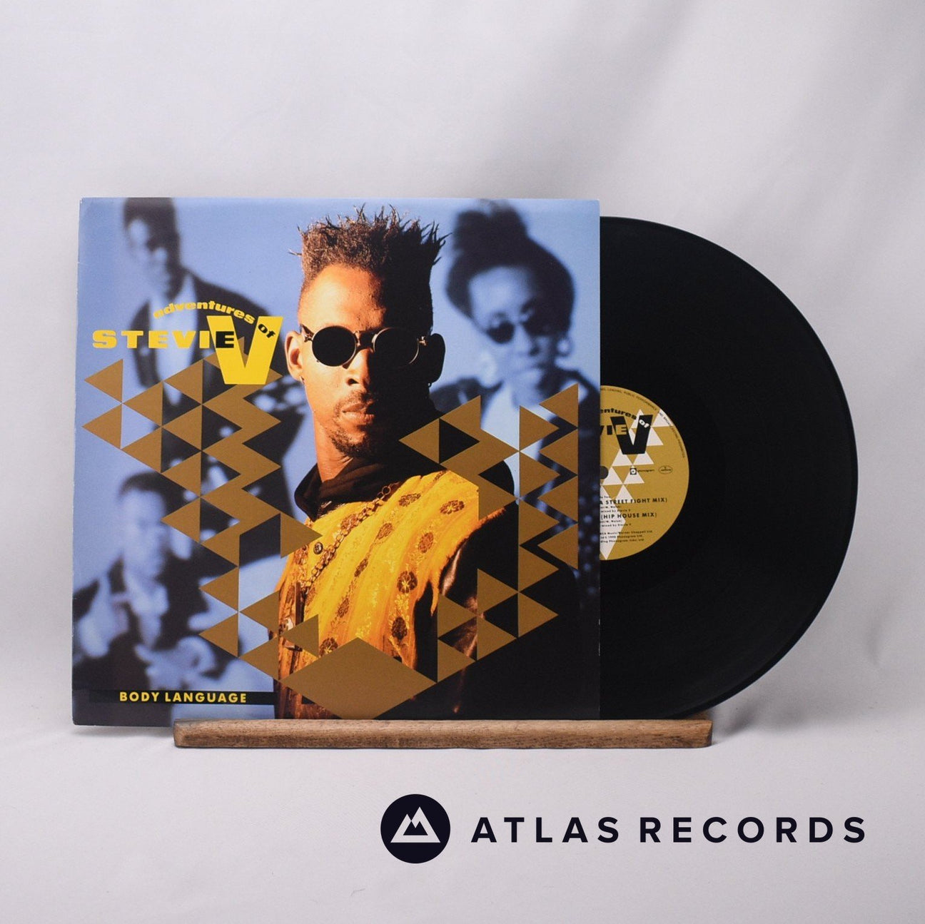 Adventures Of Stevie V. Body Language 12" Vinyl Record - Front Cover & Record
