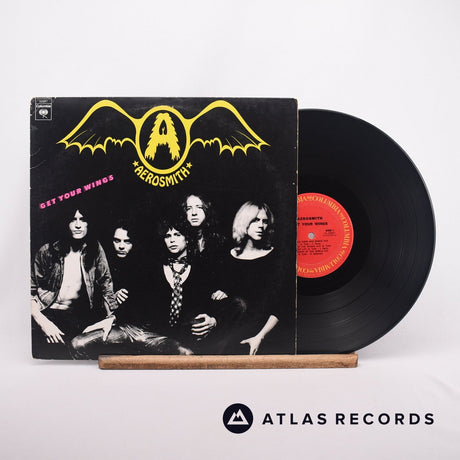 Aerosmith Get Your Wings LP Vinyl Record - Front Cover & Record