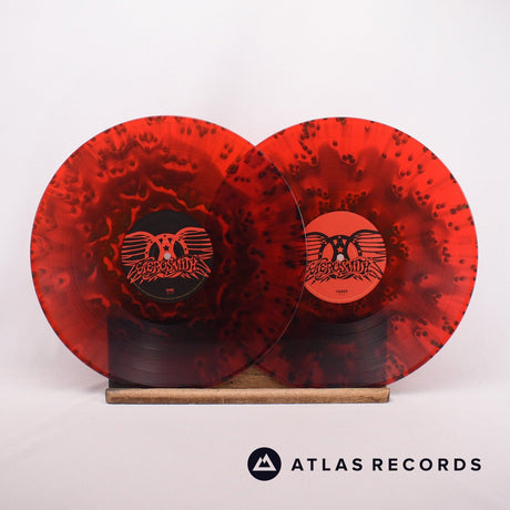 Aerosmith - Greatest Hits - Red With Black Ghostly 2 x LP Vinyl Record - NM/NM