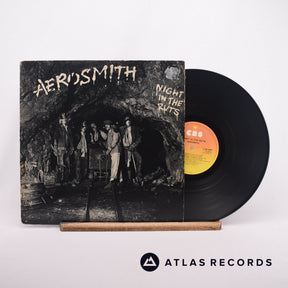 Aerosmith Night In The Ruts LP Vinyl Record - Front Cover & Record