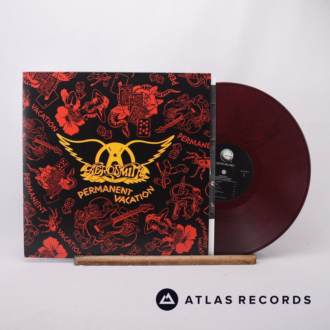 Aerosmith Permanent Vacation LP Vinyl Record - Front Cover & Record