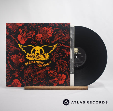 Aerosmith Permanent Vacation LP Vinyl Record - Front Cover & Record
