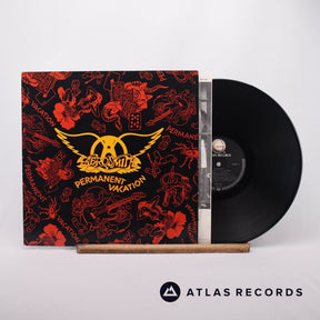 Aerosmith Permanent Vacation LP Vinyl Record - Front Cover & Record