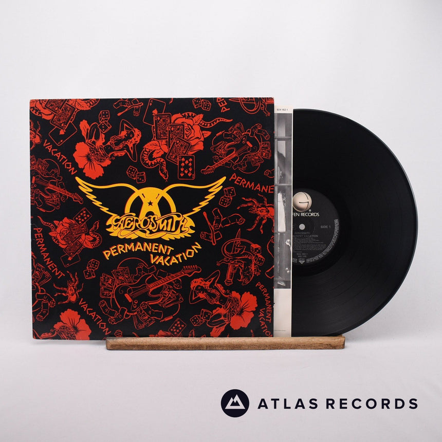 Aerosmith Permanent Vacation LP Vinyl Record - Front Cover & Record