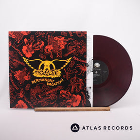 Aerosmith Permanent Vacation LP Vinyl Record - Front Cover & Record