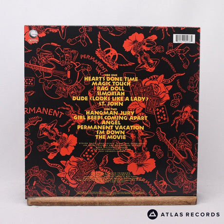 Aerosmith - Permanent Vacation - Red/Black Marbled A B LP Vinyl Record - NM/NM