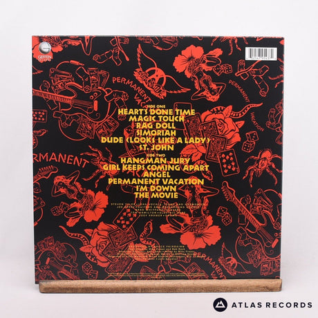 Aerosmith - Permanent Vacation - Red/Black Marbled LP Vinyl Record - NM/NM