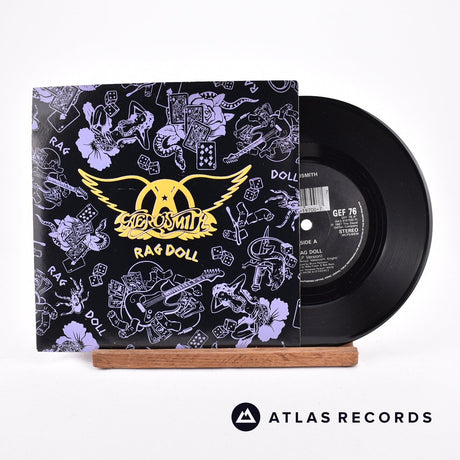Aerosmith Rag Doll 7" Vinyl Record - Front Cover & Record