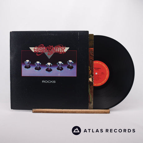 Aerosmith "Rocks" LP Vinyl Record - Front Cover & Record