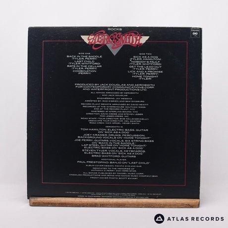 Aerosmith - "Rocks" - Textured Sleeve Us 1B 1B LP Vinyl Record - VG+/EX