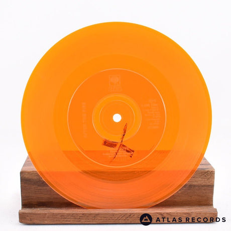 After The Fire - Laser Love - Orange Die-Cut Sleeve 7" Vinyl Record - EX/EX