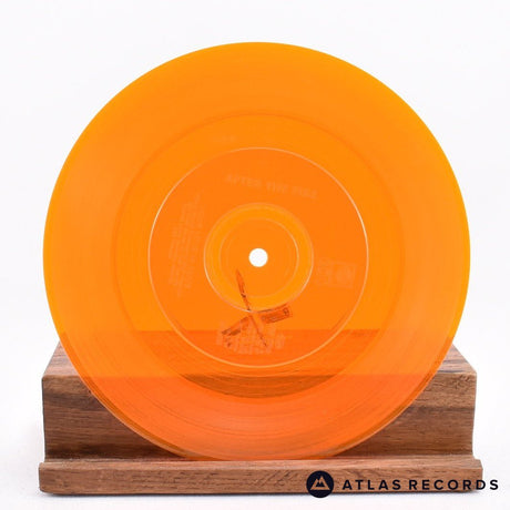 After The Fire - Laser Love - Orange Die-Cut Sleeve 7" Vinyl Record - EX/EX
