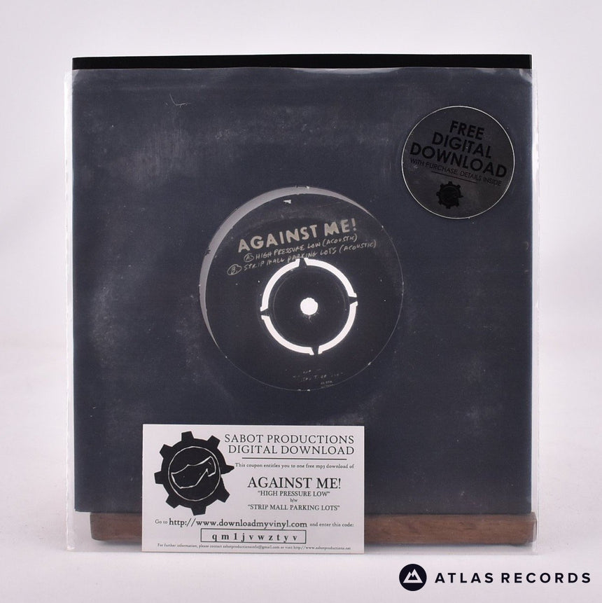 Against Me! High Pressure Low 7" Vinyl Record - Front Cover & Record