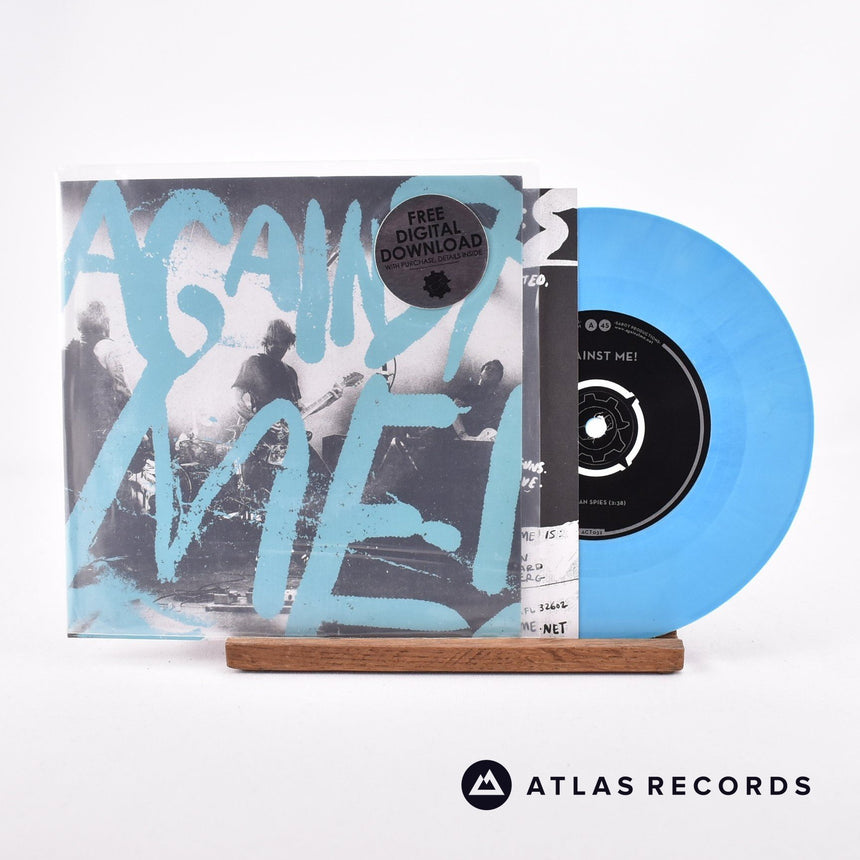 Against Me! Russian Spies 7" Vinyl Record - Front Cover & Record
