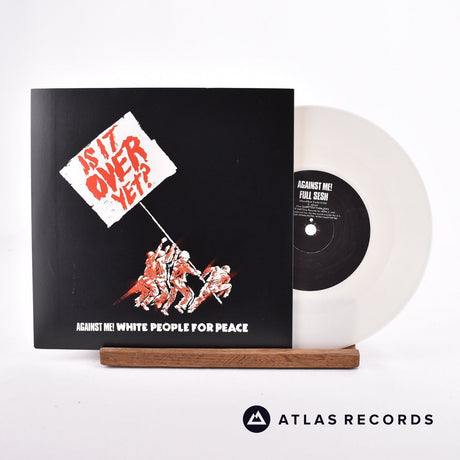 Against Me! White People For Peace 7" Vinyl Record - Front Cover & Record