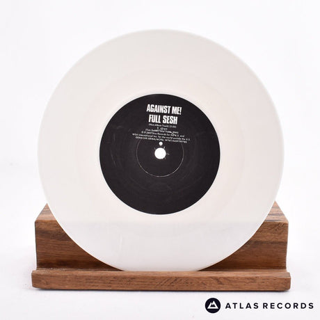 Against Me! - White People For Peace - White 7" Vinyl Record - NM/NM