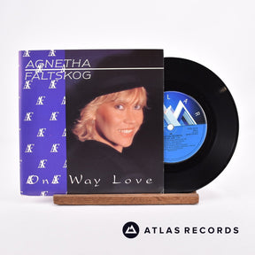 Agnetha Fältskog One Way Love 7" Vinyl Record - Front Cover & Record