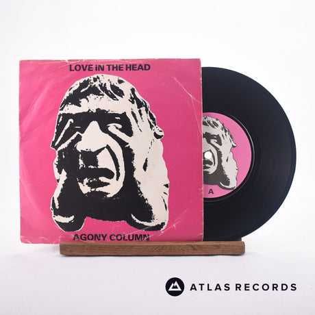 Agony Column Love In The Head 7" Vinyl Record - Front Cover & Record