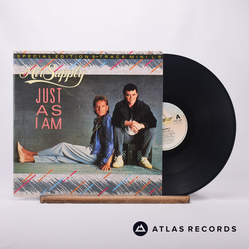 Air Supply Just As I Am 12" Vinyl Record - Front Cover & Record