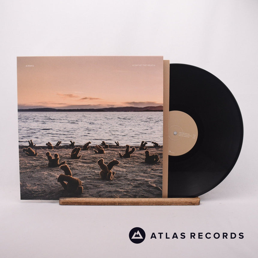 Airbag A Day At The Beach LP Vinyl Record - Front Cover & Record