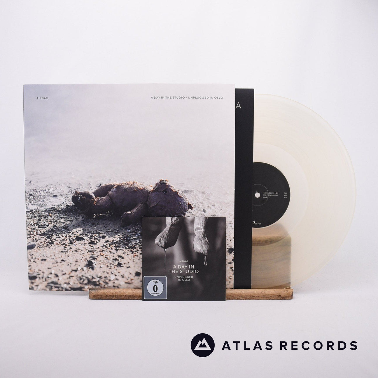 Airbag A Day In The Studio LP + DVD Vinyl Record - Front Cover & Record