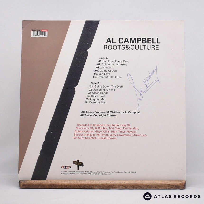 Al Campbell - Roots & Culture - 9/A 0/A LP Vinyl Record - VG+/EX