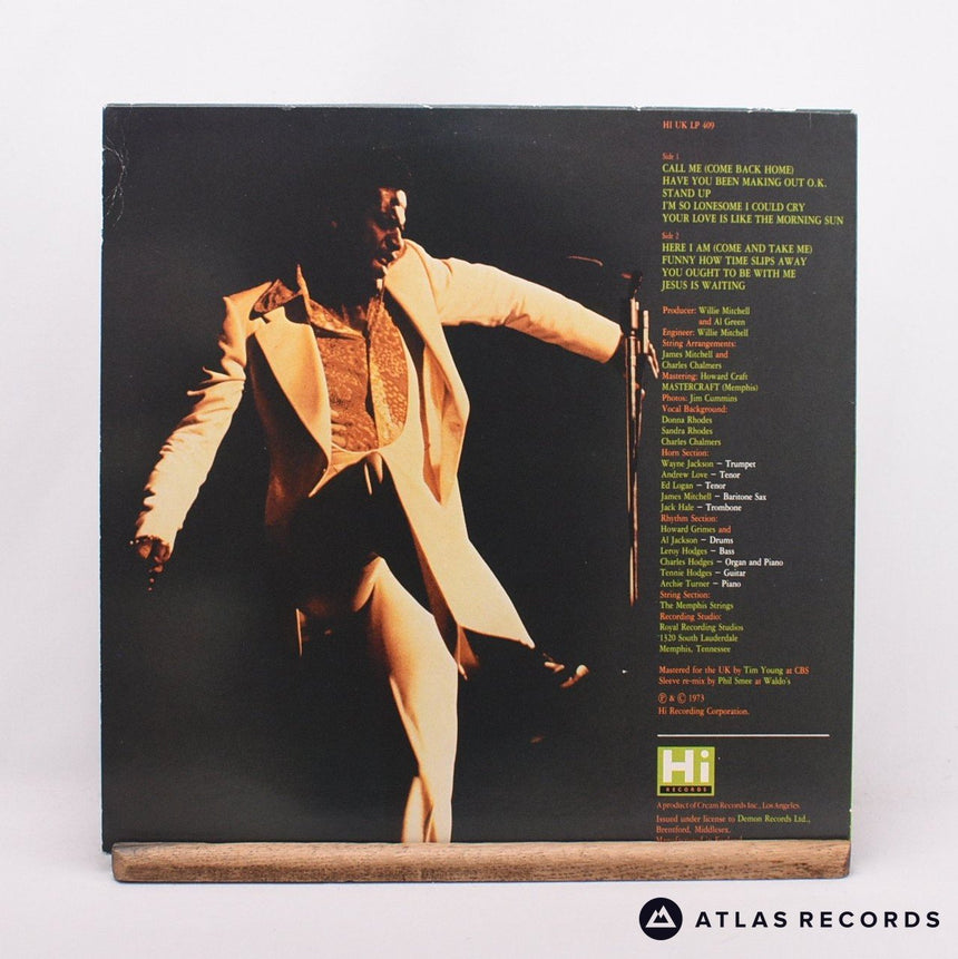 Al Green - Call Me - Insert Reissue LP Vinyl Record - EX/EX