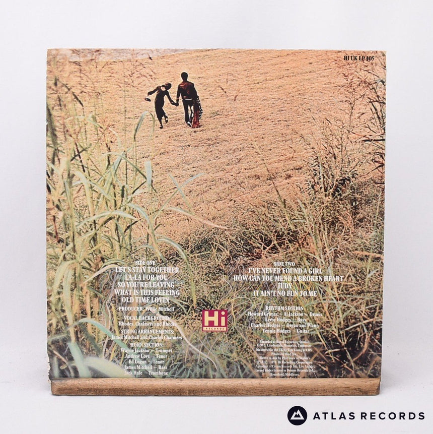 Al Green - Let's Stay Together - Insert A2 B2 LP Vinyl Record - EX/EX