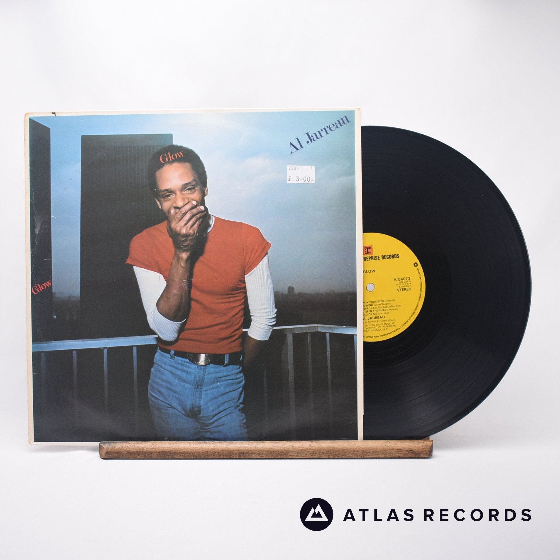 Al Jarreau Glow LP Vinyl Record EX/EX – Atlas Records