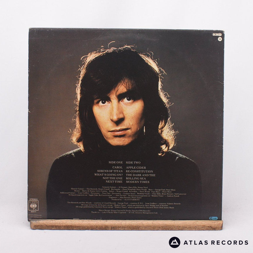 Al Stewart - Modern Times - Lyric Sheet Reissue LP Vinyl Record - VG+/EX