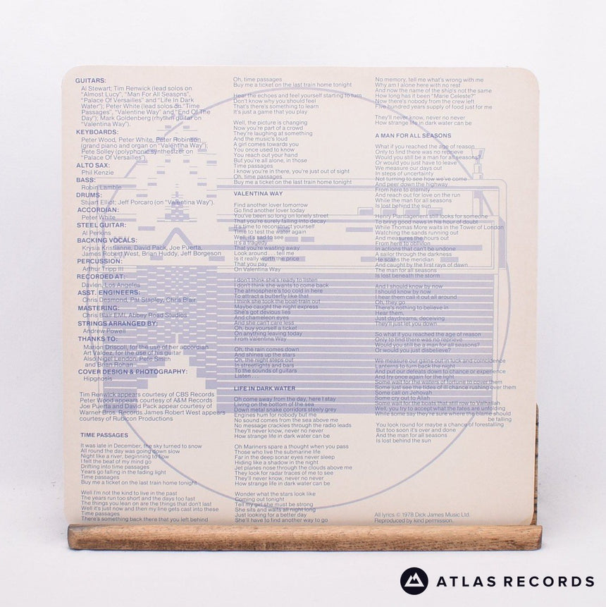 Al Stewart - Time Passages - Blair Repress LP Vinyl Record - EX/EX