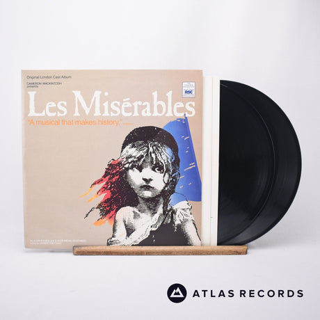 Alain Boublil Les Misérables 2 x LP Vinyl Record - Front Cover & Record