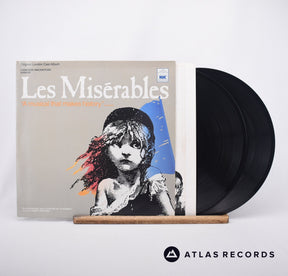 Alain Boublil Les Misérables 2 x LP Vinyl Record - Front Cover & Record