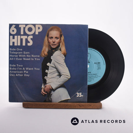 Alan Caddy Orchestra & Singers 6 Top Hits 7" Vinyl Record - Front Cover & Record