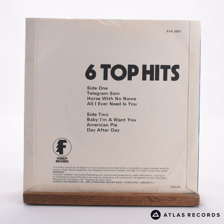 Alan Caddy Orchestra & Singers - 6 Top Hits - 7" Vinyl Record - VG+/VG+