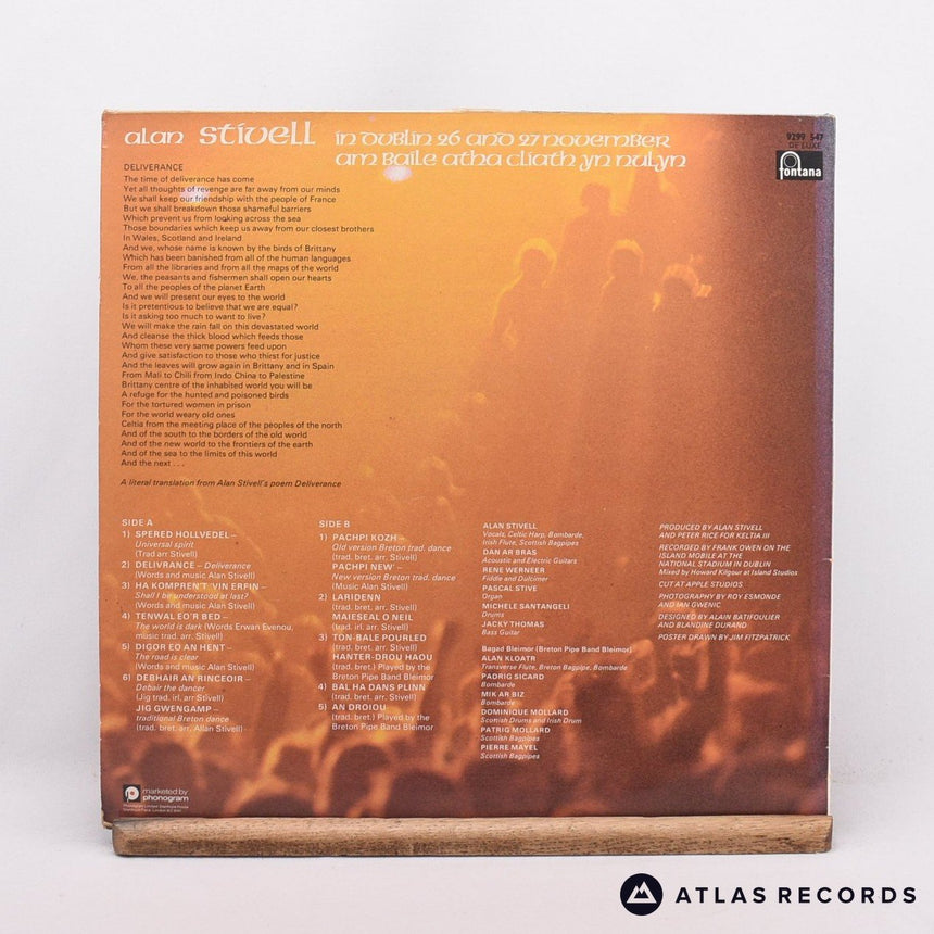 Alan Stivell - In Dublin - Am Baile Atha Cliath Yn Nulyn - LP Vinyl Record